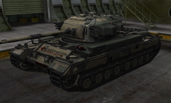 шкурка для танка Caernarvon