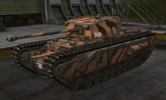 шкурка для танка Churchill I