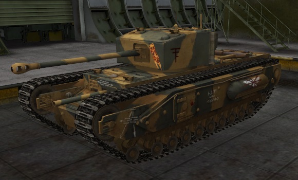 шкурка для танка Churchill I