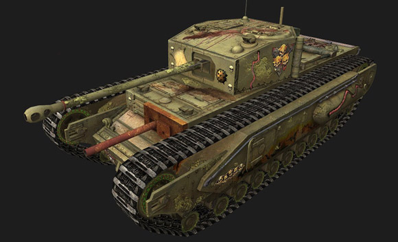 шкурка для танка Churchill I