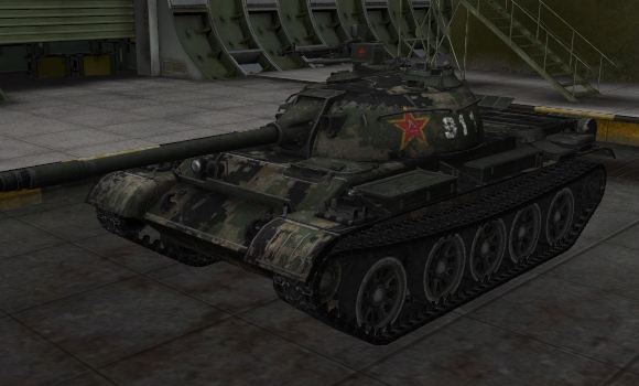 шкурка для танка Type62