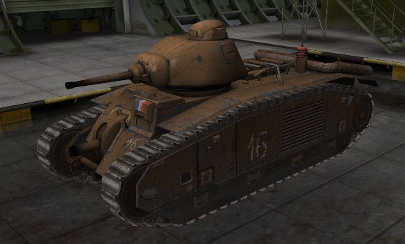 шкурка для танка B-1