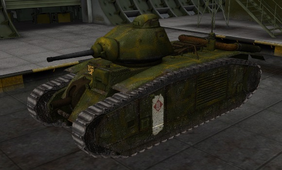 шкурка для танка B-1
