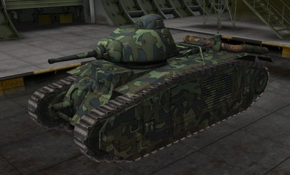 шкурка для танка B-1