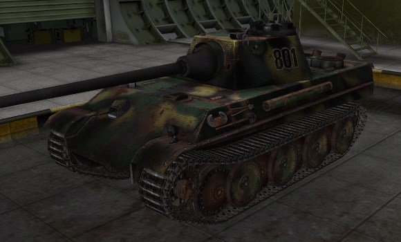 шкурка для танка Panther