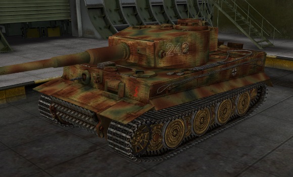 шкурка для танка Tiger