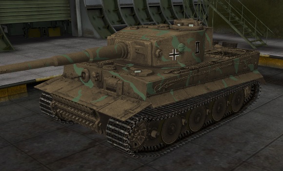 шкурка для танка Tiger