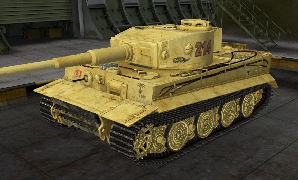 шкурка для танка Tiger