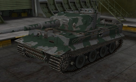 шкурка для танка Tiger