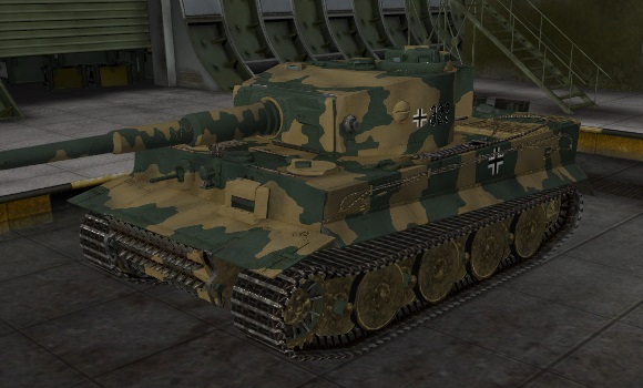 шкурка для танка Tiger