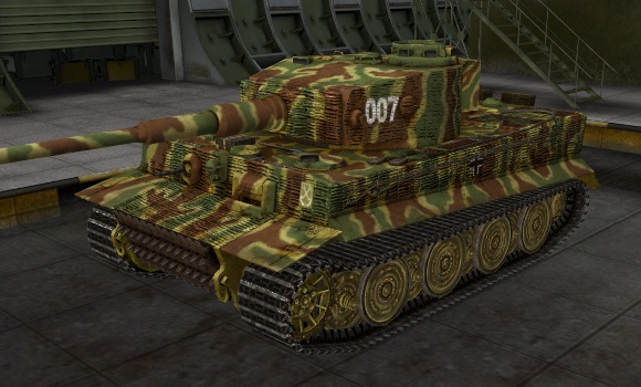 шкурка для танка Tiger