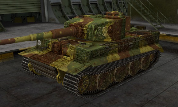шкурка для танка Tiger