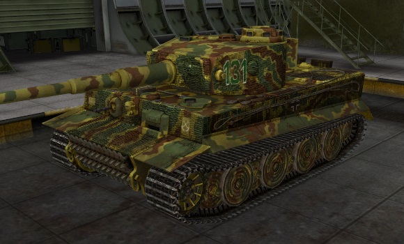 шкурка для танка Tiger
