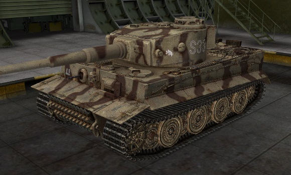 шкурка для танка Tiger