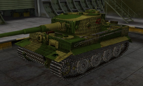 шкурка для танка Tiger