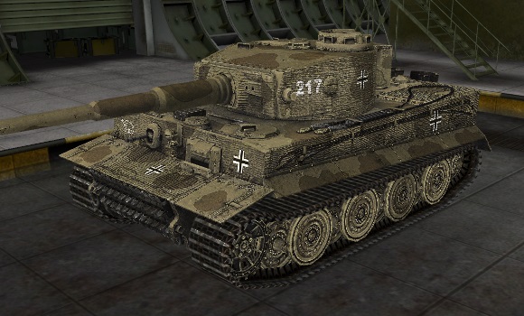 шкурка для танка Tiger