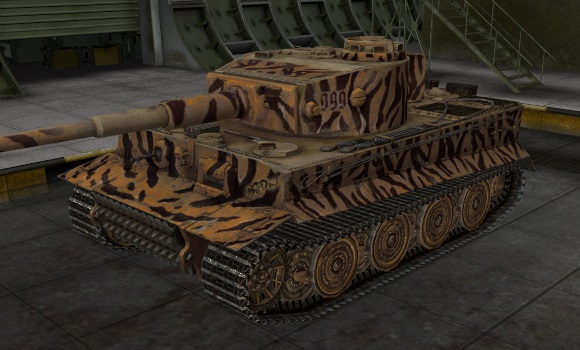 шкурка для танка Tiger