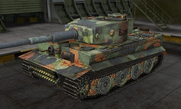 шкурка для танка Tiger