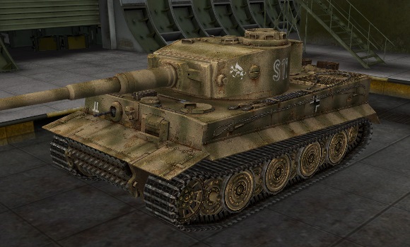 шкурка для танка Tiger