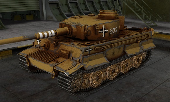 шкурка для танка Tiger