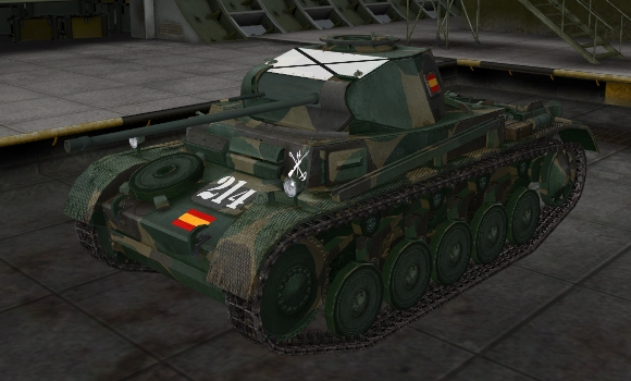 шкурка для танка PzII