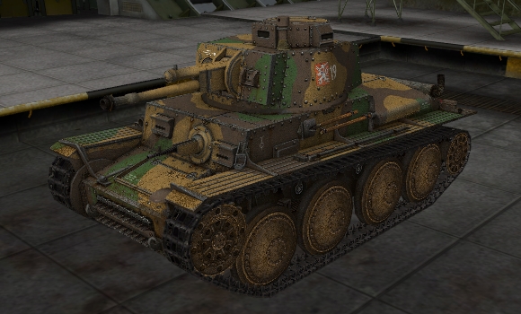 шкурка для танка Pz38t