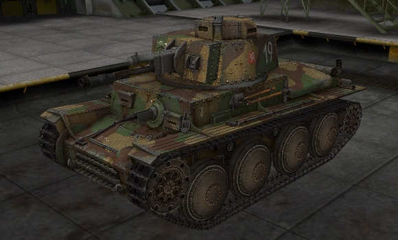 шкурка для танка Pz38t