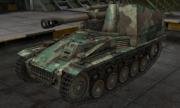 шкурка Wespe для world of tanks