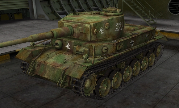 шкурка для танка VK3001P