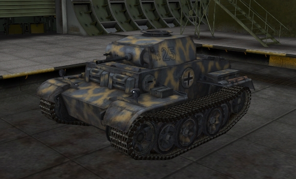 шкурка для танка PzII J