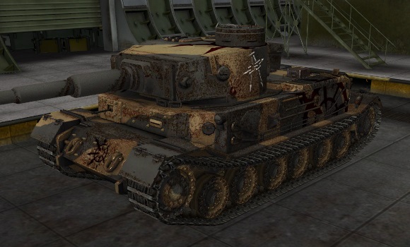 шкурка для танка Tiger P