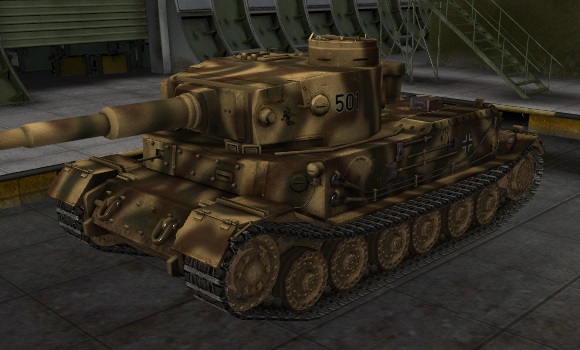шкурка для танка Tiger P