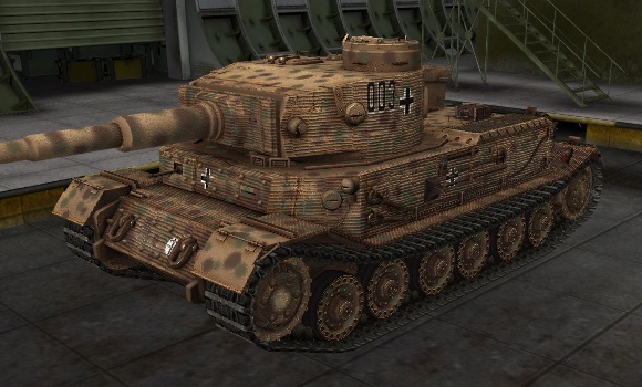 шкурка для танка Tiger P