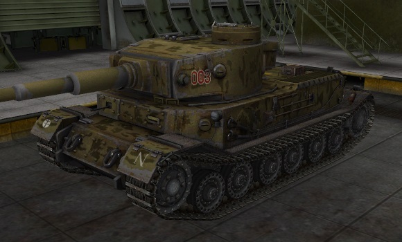 шкурка для танка Tiger P