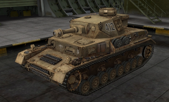 шкурка для танка PzIV Ausf GH
