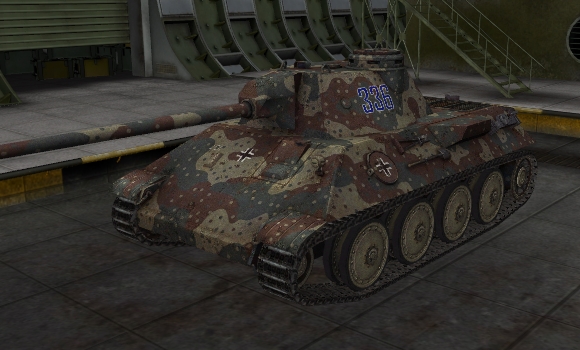 шкурка для танка VK3001D