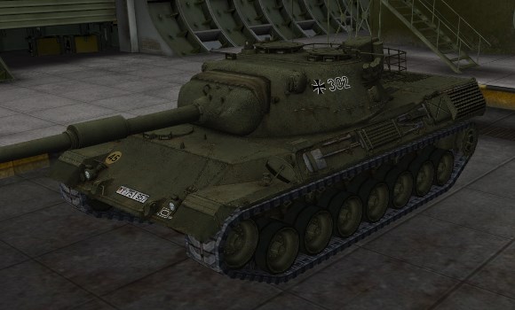 шкурка для танка Leopard 1