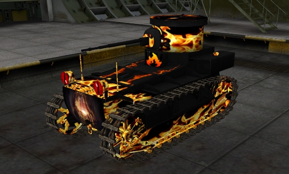 шкурка для танка T1 Cunningham