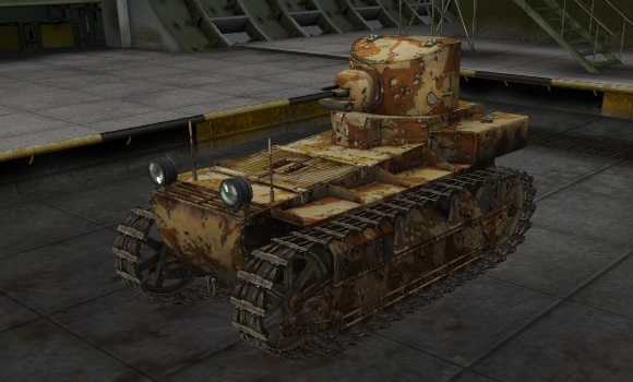 шкурка для танка T1 Cunningham