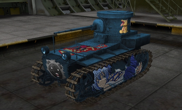 шкурка для танка T1 Cunningham