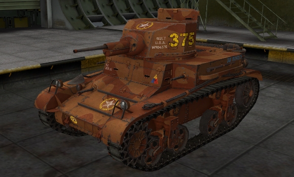 шкурка для танка M2 lt