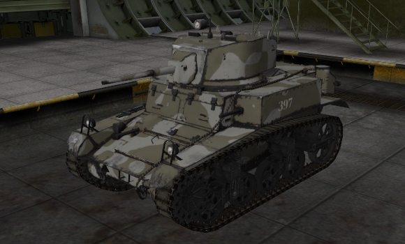 шкурка для танка M3 Stuart