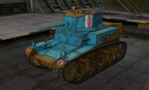 шкурка для танка M3 Stuart