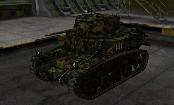 шкурка для танка M3 Stuart