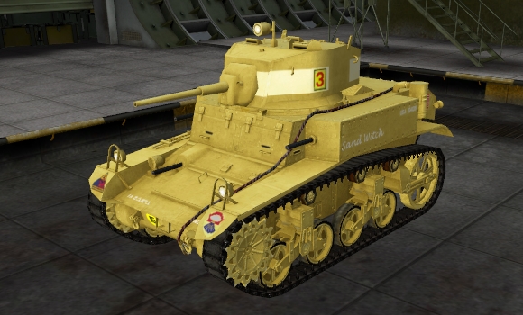 шкурка для танка M3 Stuart