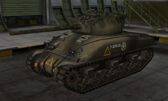 шкурка для танка M4 Sherman