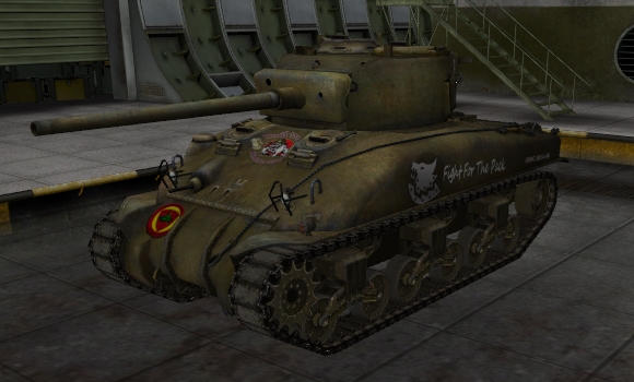 шкурка для танка M4 Sherman