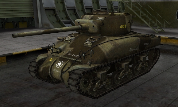 шкурка для танка M4 Sherman