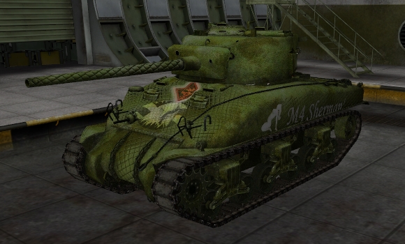 шкурка для танка M4 Sherman