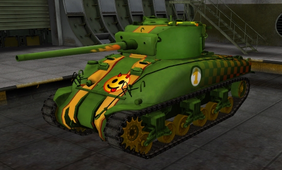 шкурка для танка M4 Sherman